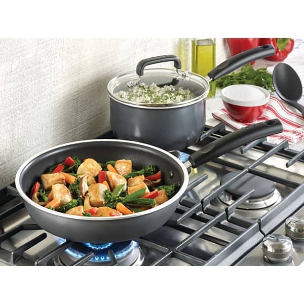 T-Fal Stainless Steel 10.5” Round Frying Pan Skillet Induction Cookware