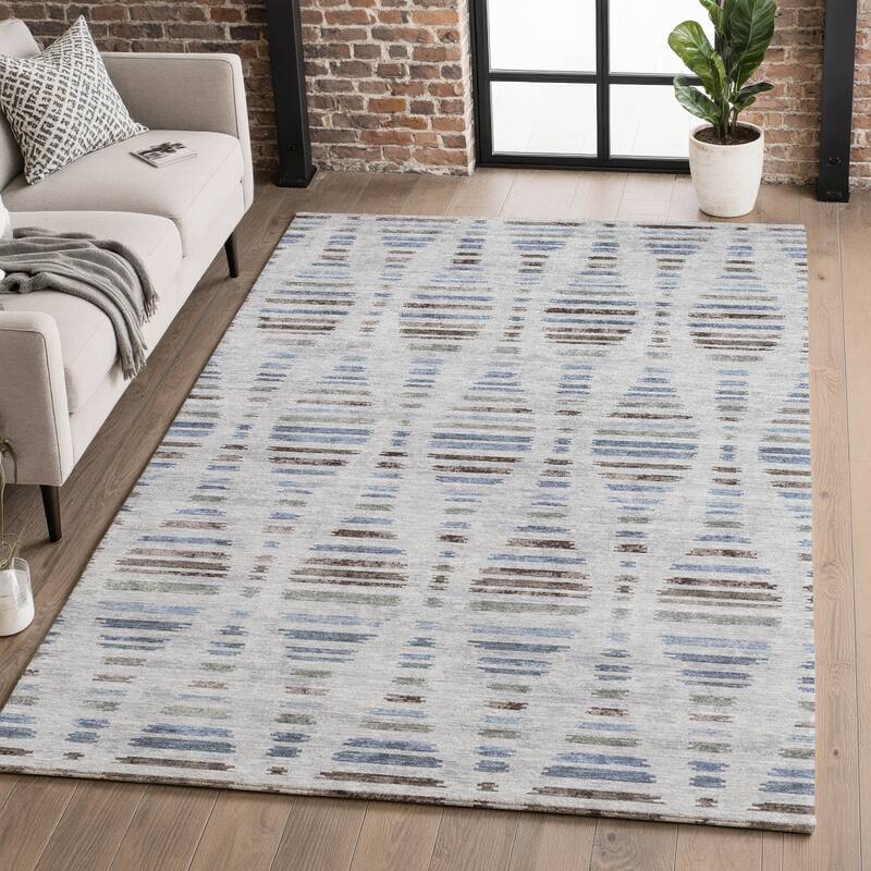Premium Washable Super Soft Casual Contemporary Mayfield Rug - Putty - 2'6" x 3'10"