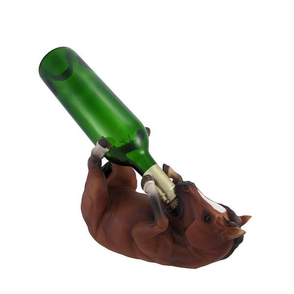 Shop Brown Horse Single Wine Bottle Holder Kitchen Decor 7 25 X