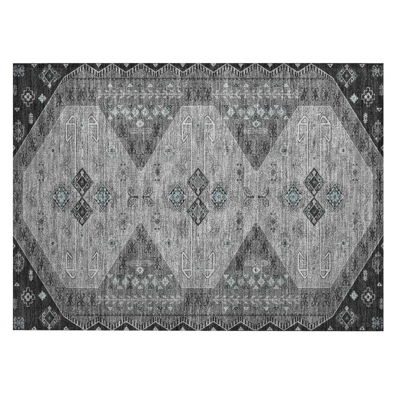 Machine Washable Indoor/ Outdoor Global Hiawatha Chantille Rug