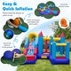 preview thumbnail 8 of 7, Gymax Inflatable Bounce House 4-in-1 Kids Bouncer w/ Long Slide