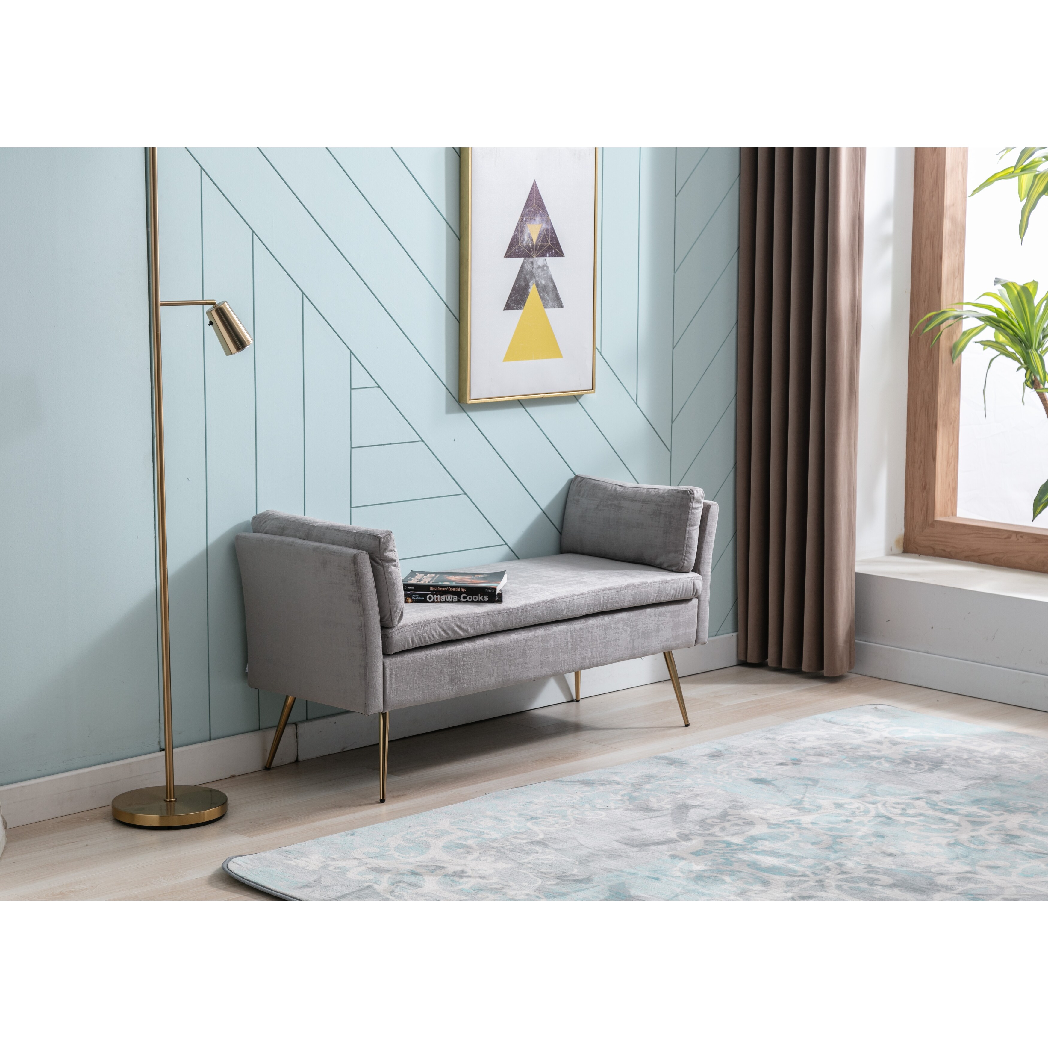 End of bed couch outlet bench