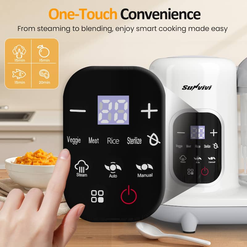 Multifunctional Baby Food Maker, Baby Food Processor Blender Combo