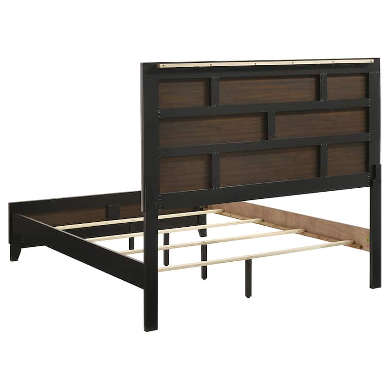 Watson Transitional Wood Panel Bed