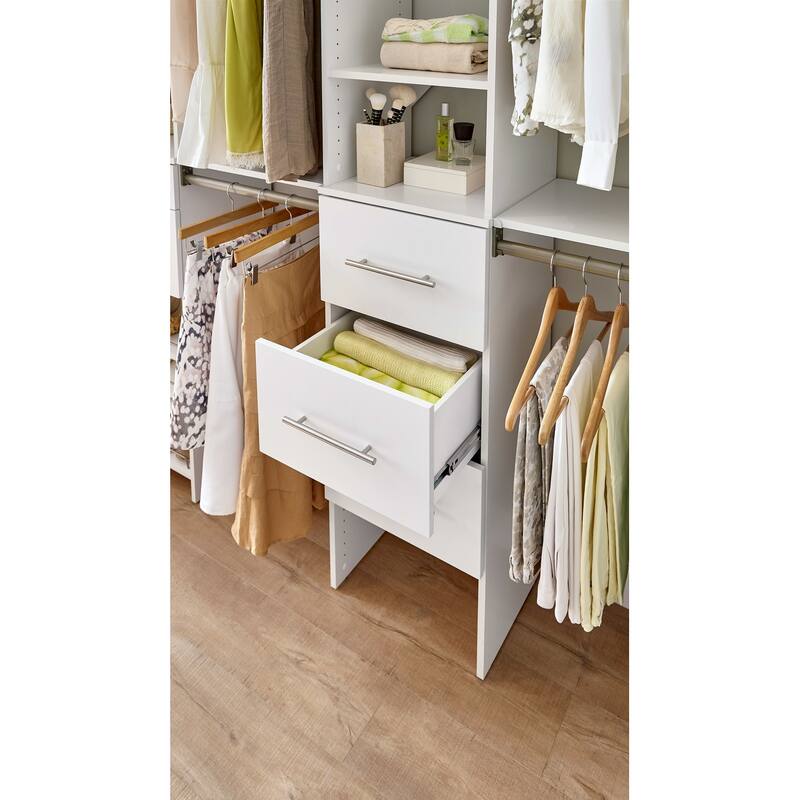 ClosetMaid SuiteSymphony Modern 2-Drawer 16-Inch Tower Closet Organizer