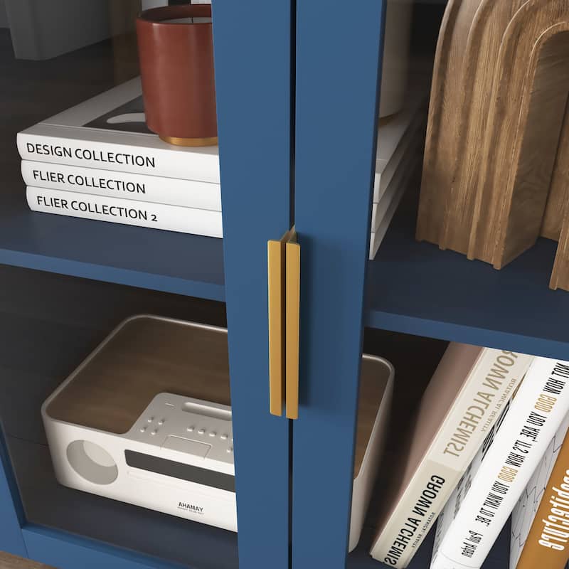 Kitchen Pantry Coffee Bar Storage Cabinet
