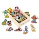 preview thumbnail 1 of 4, Melissa & Doug Disney Mickey Mouse Wooden Magnets Multi - Kids