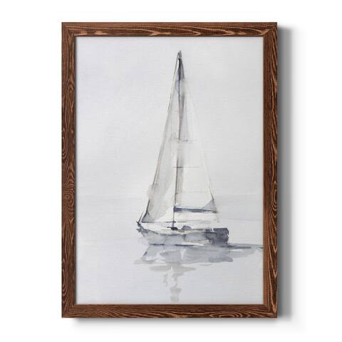 Misty Harbor I Premium Framed Canvas - Ready to Hang