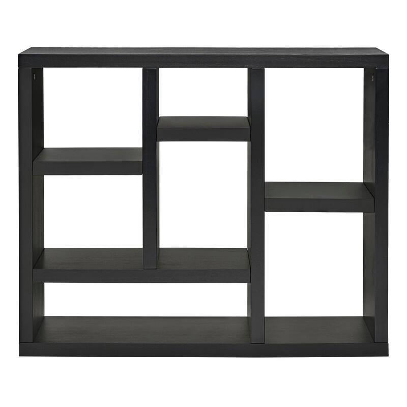 Freestanding Display Cabinet with 7 Cube Storage Spaces
