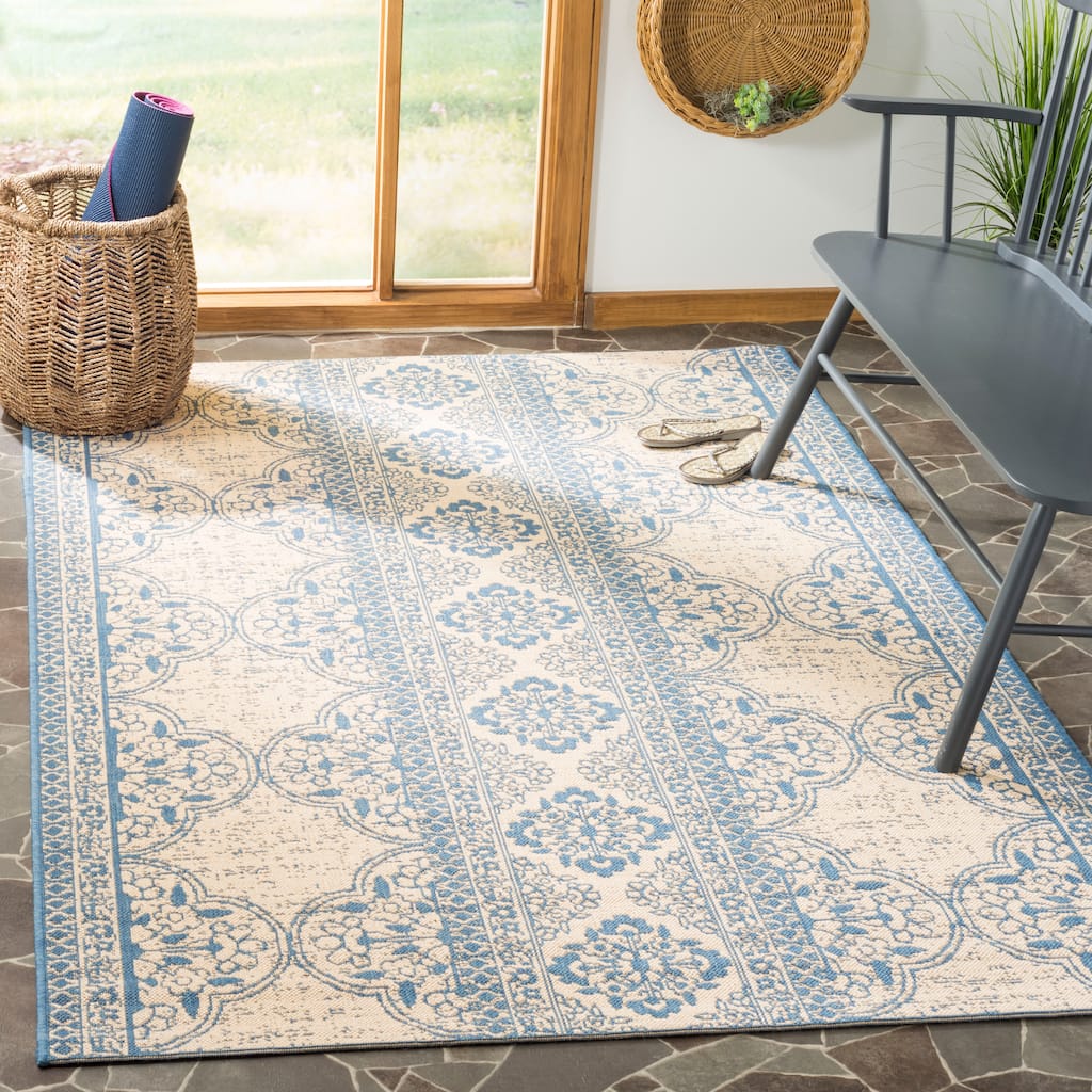 SAFAVIEH Linden Aysel Indoor/ Outdoor Waterproof Patio Backyard Rug
