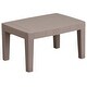 preview thumbnail 2 of 9, Plank-Top Rattan Coffee Table