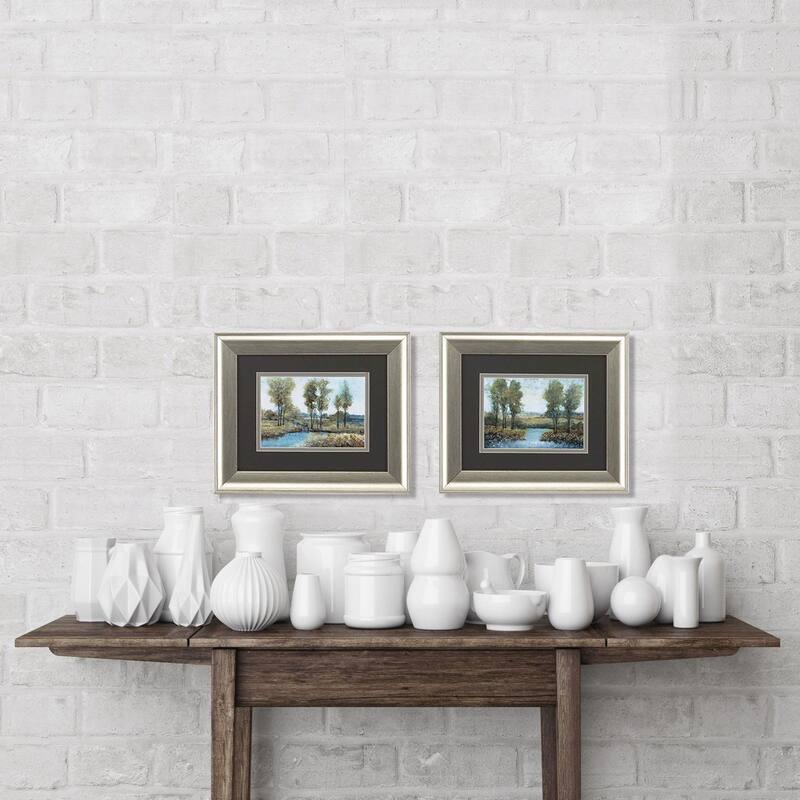 Propac Images Stream Side Set of 2 Wall Art - Blue
