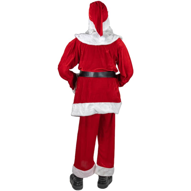 72" Life-Size Plush Santa Claus Standing or Sitting Christmas Figure