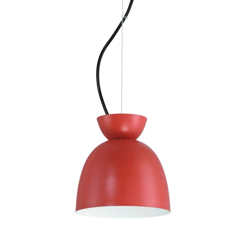 Craftmade 59191 Ventura Dome 8" Wide Suspension Mini Pendant - Baked Clay