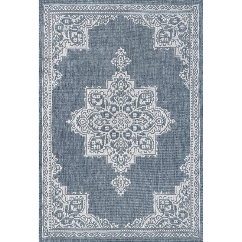 JONATHAN Y Casual Medallion Indoor/Outdoor Area Rug
