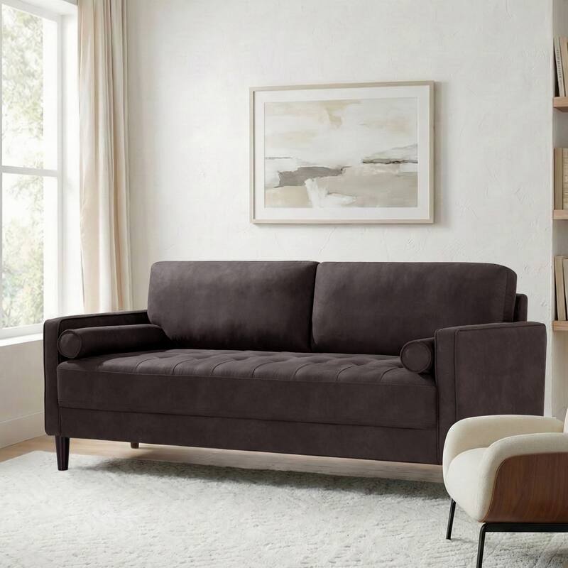 Studio Living Lillith Stationary Sofa - Charcoal