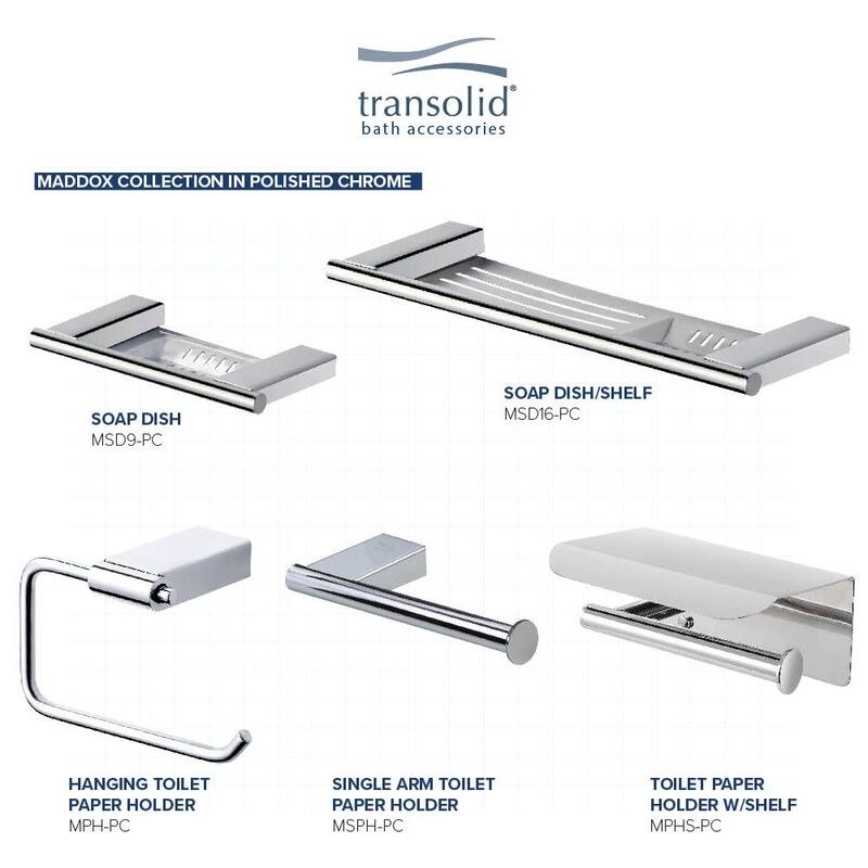 Transolid MPHS Maddox Wall Mounted Toilet Paper Holder