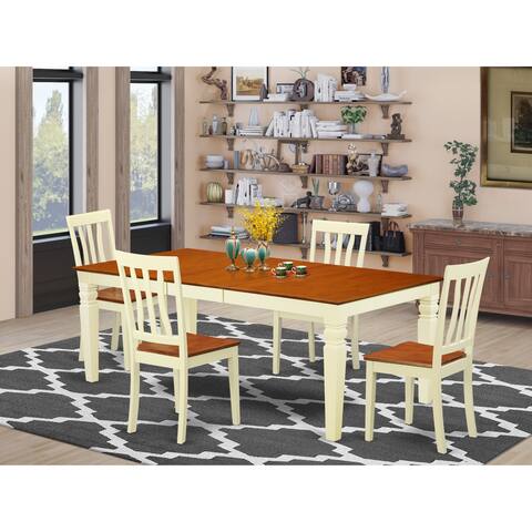 East West Furniture Groton Counter Stools With Wooden Seat - Set of 2 ...
