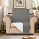 preview thumbnail 64 of 70, Subrtex Reversible Sofa Couch Cover Quilted Slipcover Furniture Protector Chair - Light Gray