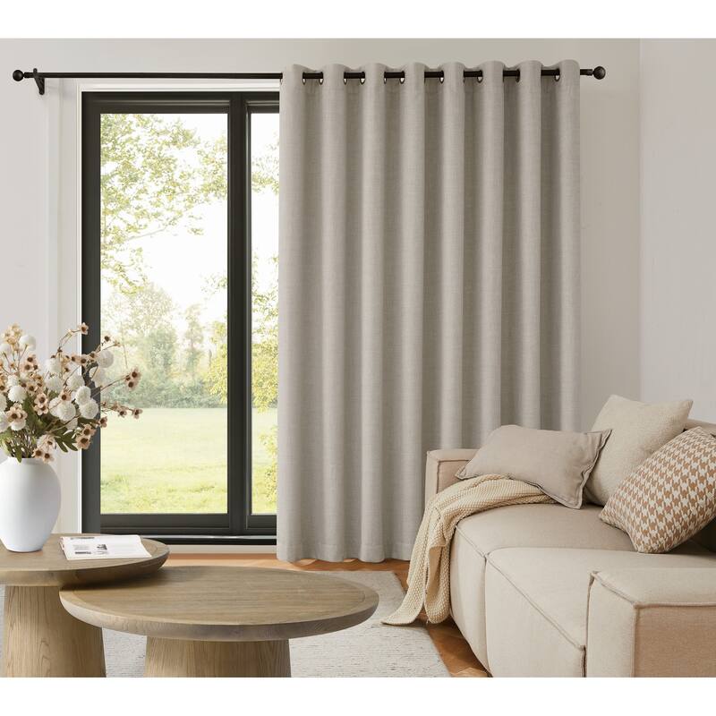 Sun Barrier Snap In Blackout Grommet Patio Door Grommet Panel