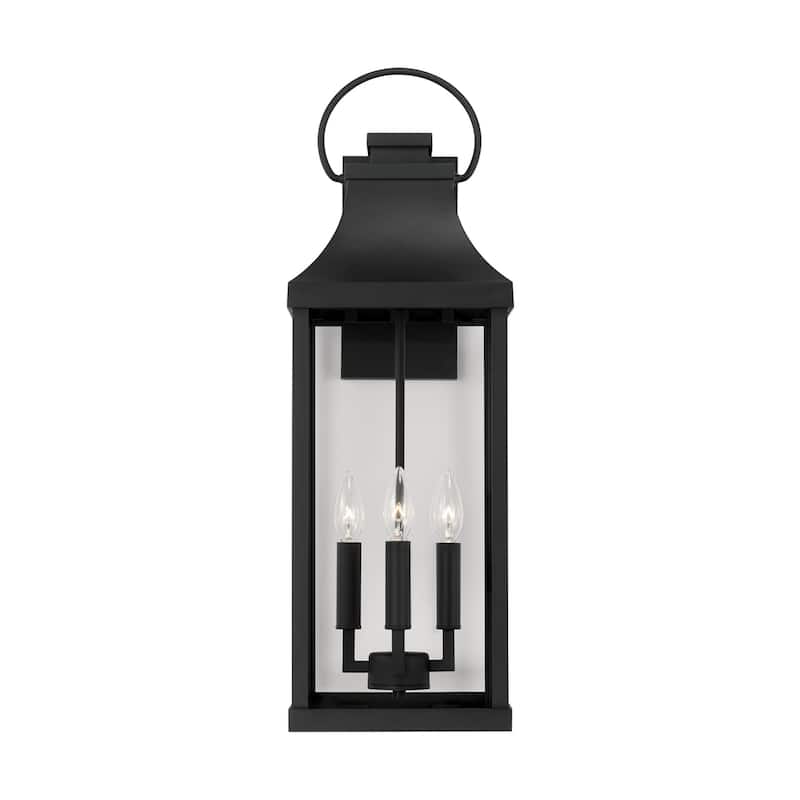 Bradford Outdoor 4-light Extra Large Wall Lantern w/ Clear Glass