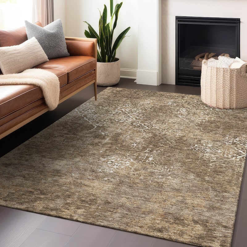 Premium Washable Super Soft Vintage Trellis Mayfield Rug