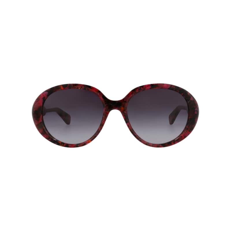 Chloé Round-Frame Recycled Acetate Sunglasses - Havana Havana Grey - Multi - Grey Lens