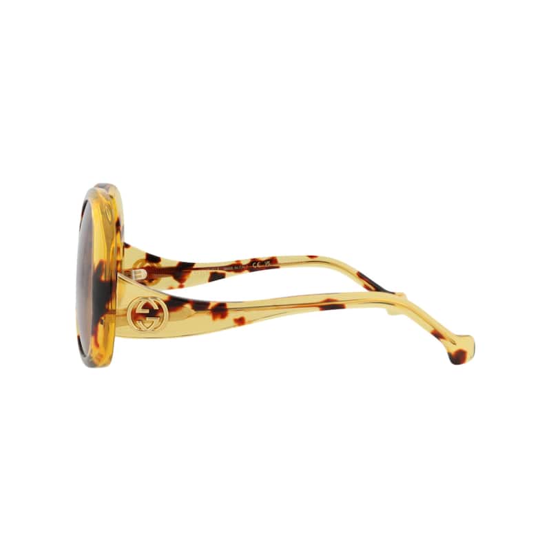 Gucci Round-Frame Acetate Sunglasses