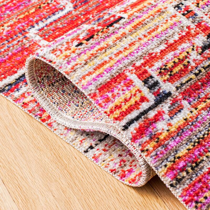 SAFAVIEH Montage Trine Indoor/ Outdoor Waterproof Patio Backyard Rug