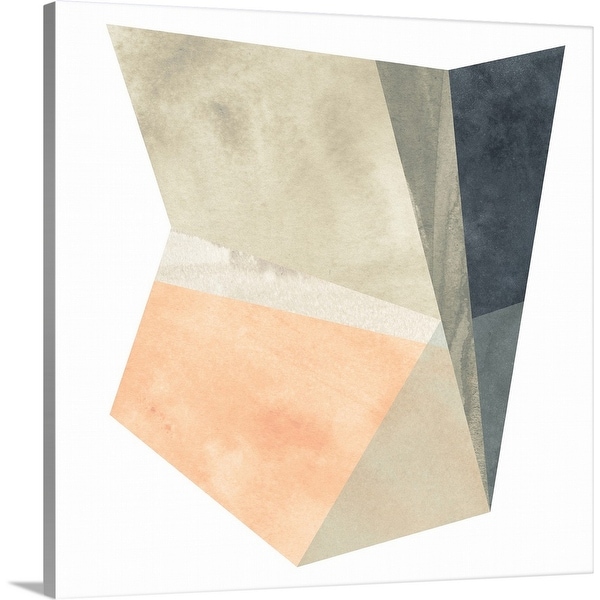 "Marble Origami IV" Canvas Wall Art