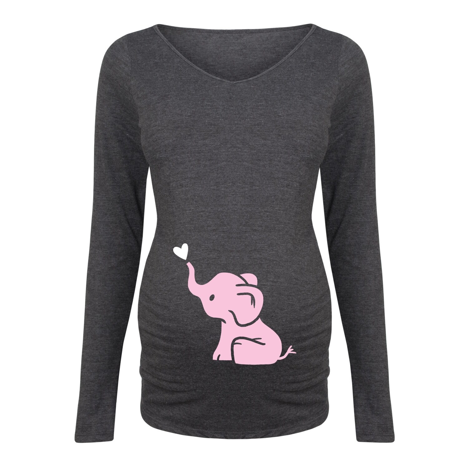 Shop Baby Elephant Girls Maternity Long Sleeve Tee Overstock 23467192
