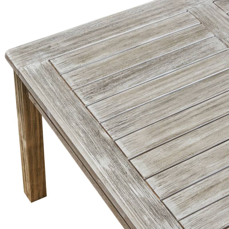 Perla Outdoor Acacia Wood Coffee Table by Christopher Knight Home
