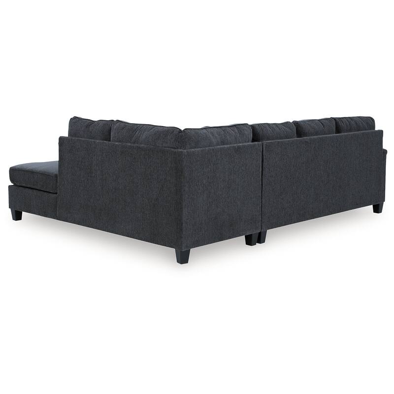 Signature Design by Ashley Abinger 2-Piece Sleeper Sectional with Chaise - 116"W x 91"D x 39"H