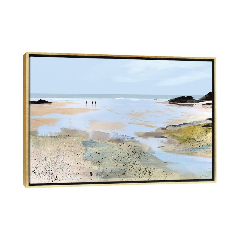 iCanvas "Sea View" by Dan Hobday Framed Canvas Print - Gold - 18x26