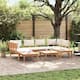 Option Brown and cream white 2 benches + 2 tables