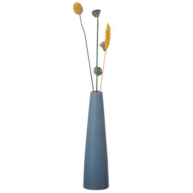 Uniquewise 8-Inch Slim Cone Ceramic Vase