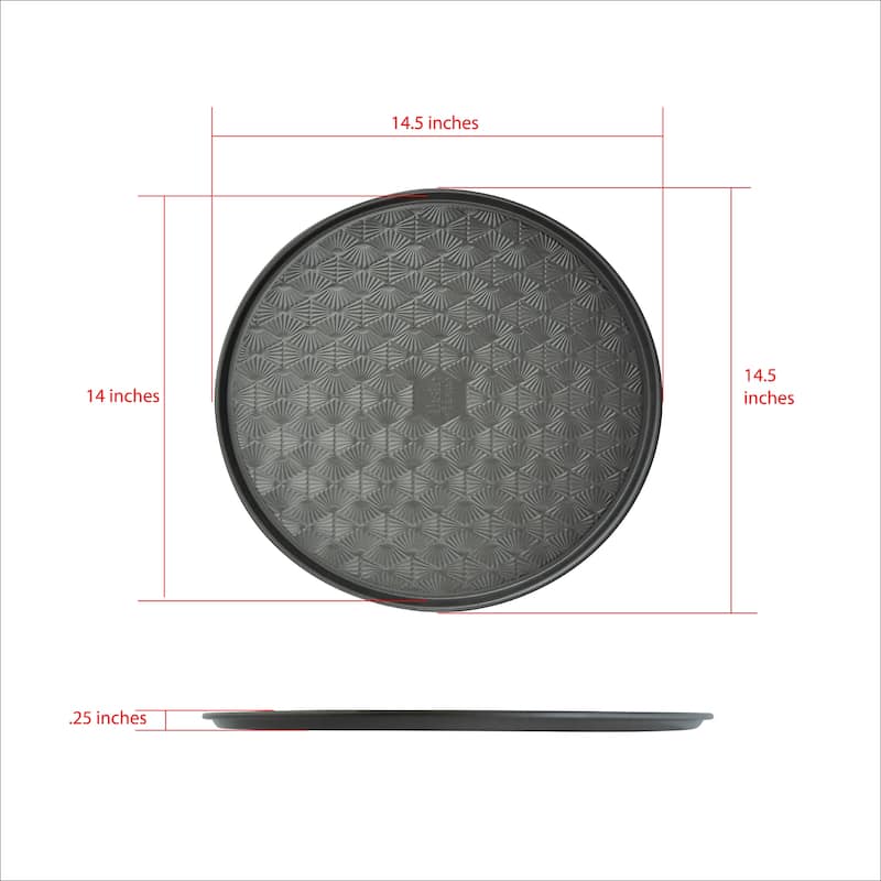 Taste of Home 14-inch Non-Stick Metal Pizza Pan