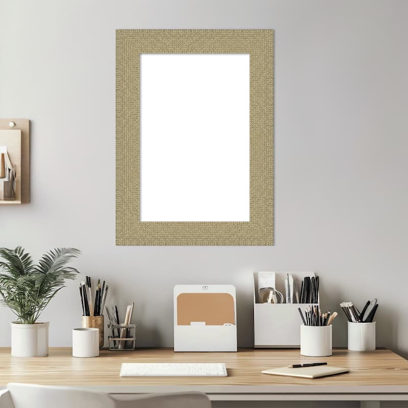 Amanti Art Mosaic Gold Framed Dry Erase Magnetic Board