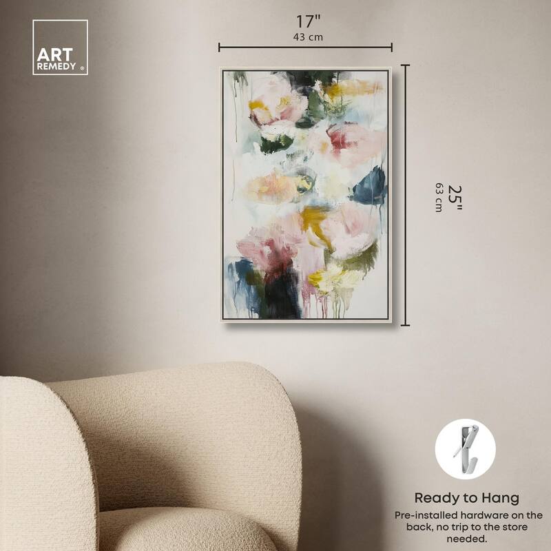 Dripping Colors I Canvas by Art Remedy