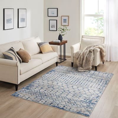 Moroccan Global Woven Area Rug - 6x9'