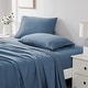 preview thumbnail 85 of 101, Vilano 21-inch Extra Deep Pocket 4-Piece Bed Sheet Set with Pleated Hem