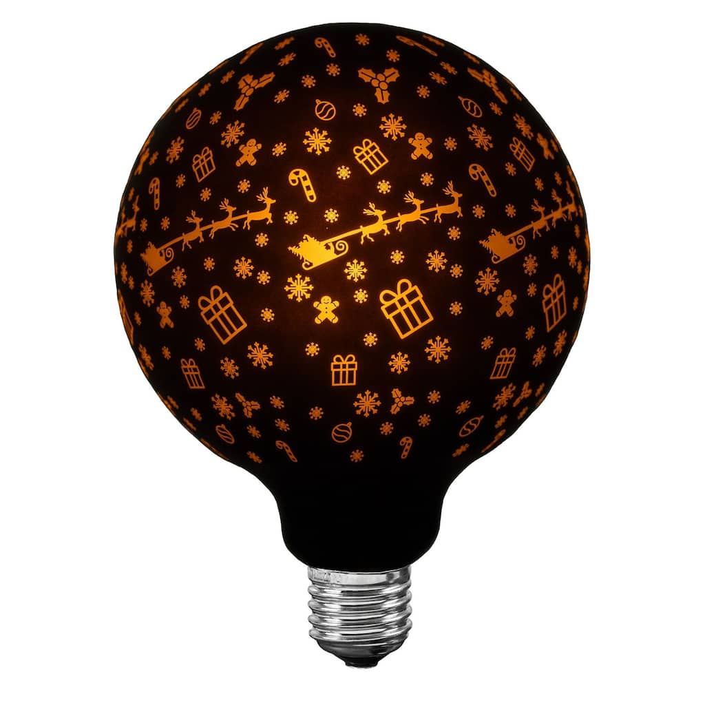 Festive Living G125 Decorative LED Bulb – 1800K Warm Vintage Glow - Christmas