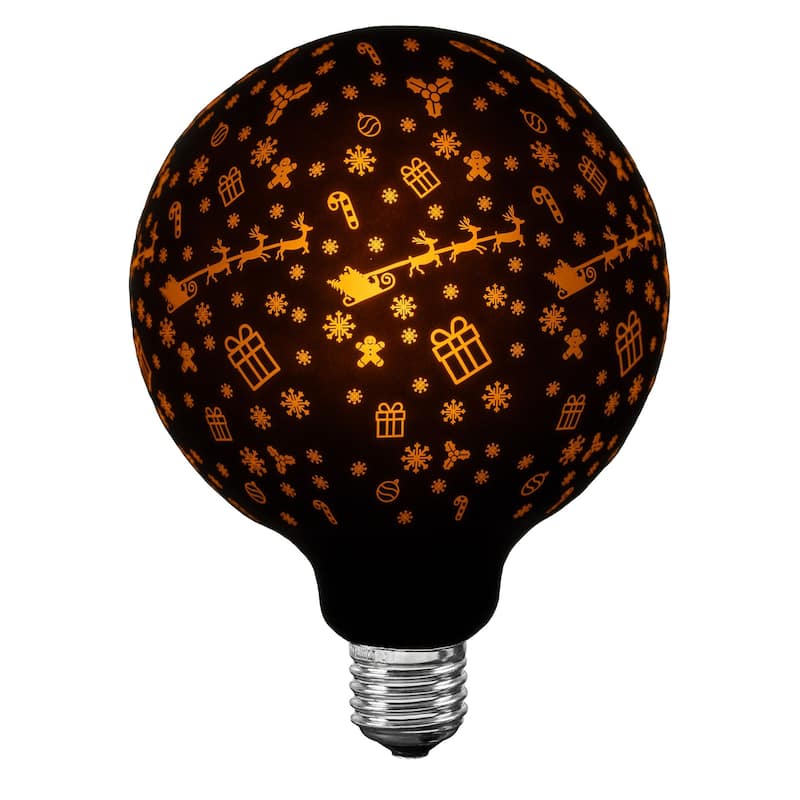 Festive Living G125 Decorative LED Bulb – 1800K Warm Vintage Glow - Christmas - String Lights