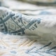 preview thumbnail 23 of 24, 100% Cotton Jacquard Throw Blanket, Paisley Floral Breathable Lightweight Soft Bed Sofa Blanket