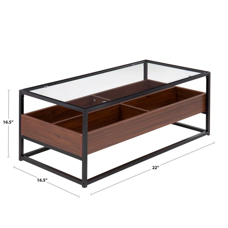 Display Coffee Table with Storage