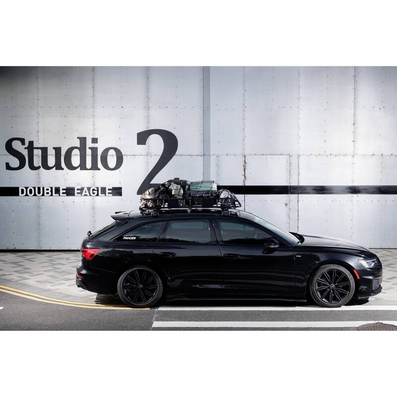 64 Inch Universal 250LB Heavy Duty Roof Rack Cargo with 500D PVC Waterproof Cargo Bag, Car Top Luggage Holder Carrier Basket