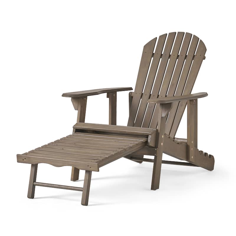 Hayle Reclining Wood Adirondack Chair (Set of 2) by Christopher Knight Home