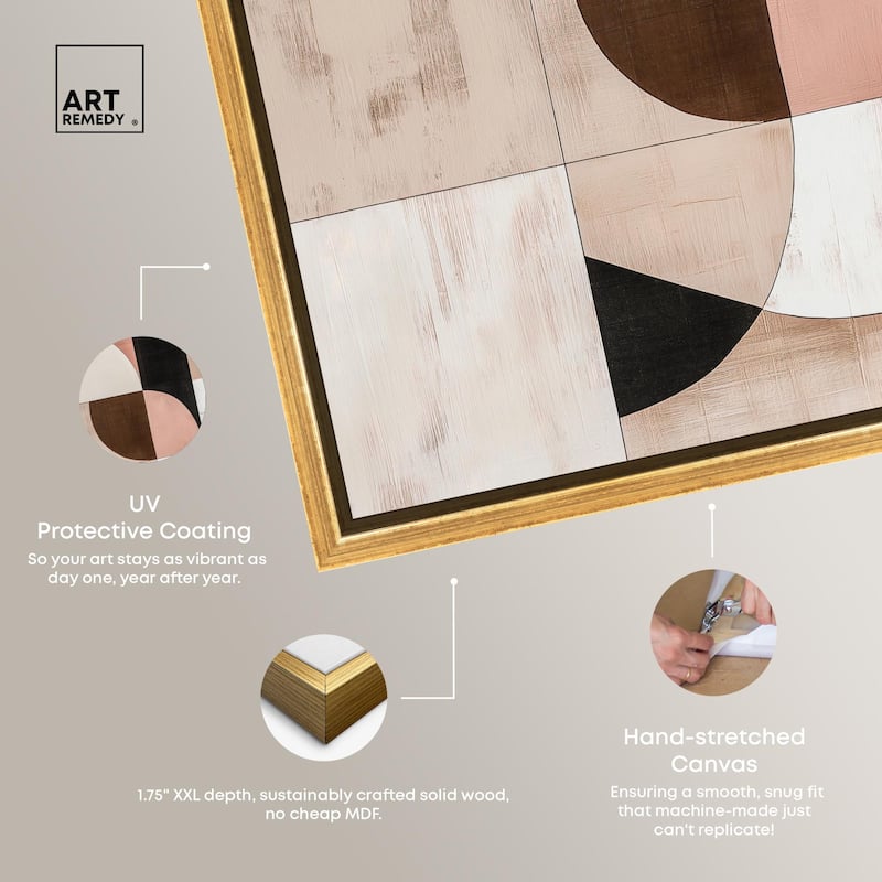 Modern Shapes I Canvas by Art Remedy