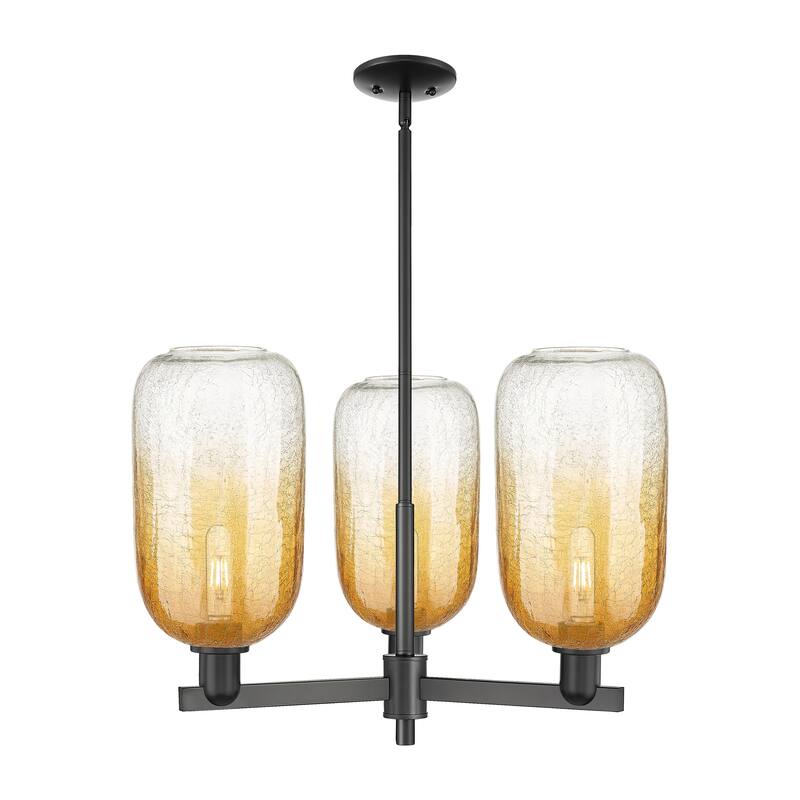 Innovations Lighting Downtown Urban - Brookhaven Cloche - 3 Light 18" Stem Hung Chandelier