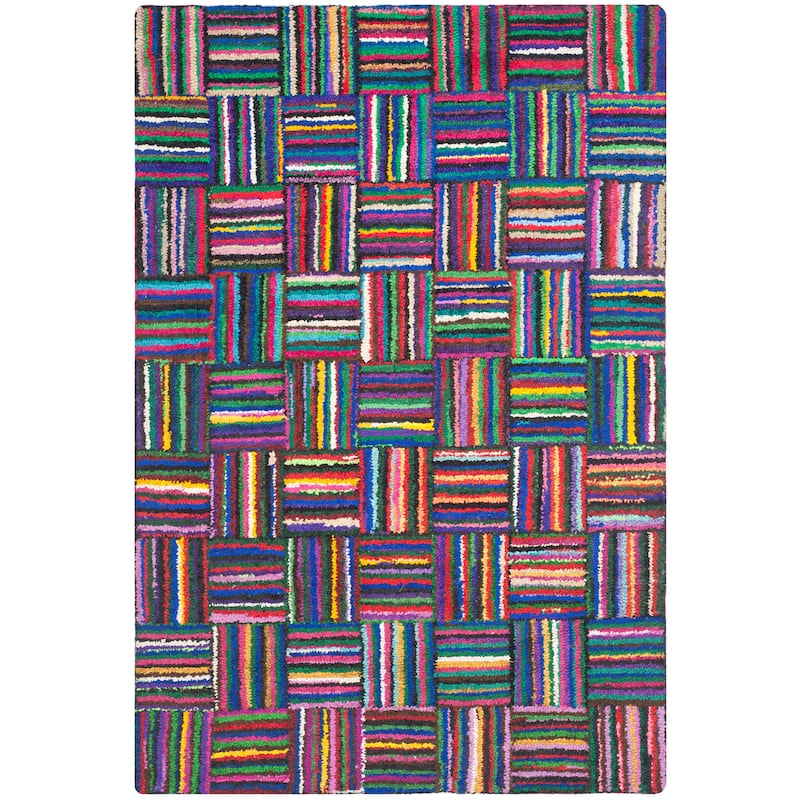 SAFAVIEH Handmade Nantucket Agneza Contemporary Cotton Rug
